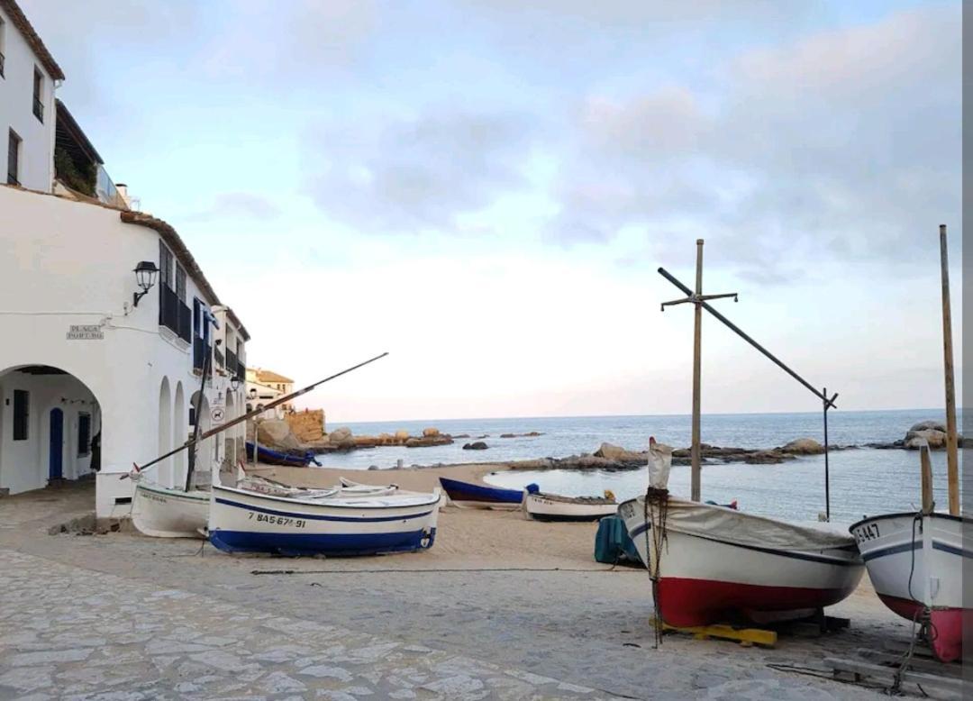 Apt Con Piscina En Calella De Palafrugell, Parking Gratuito Exterior photo